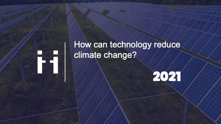 How can technology reduce climate change?