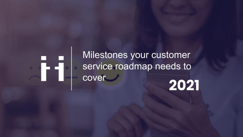 Customer service roadmap banner