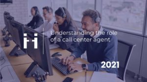 Call center agent banner