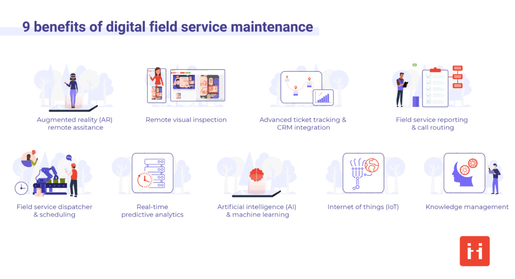benefit of digital field service maintenance