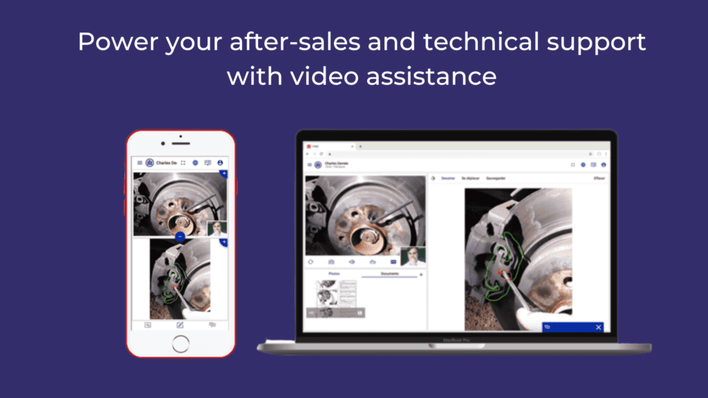 video assistance for after-sales and technical support