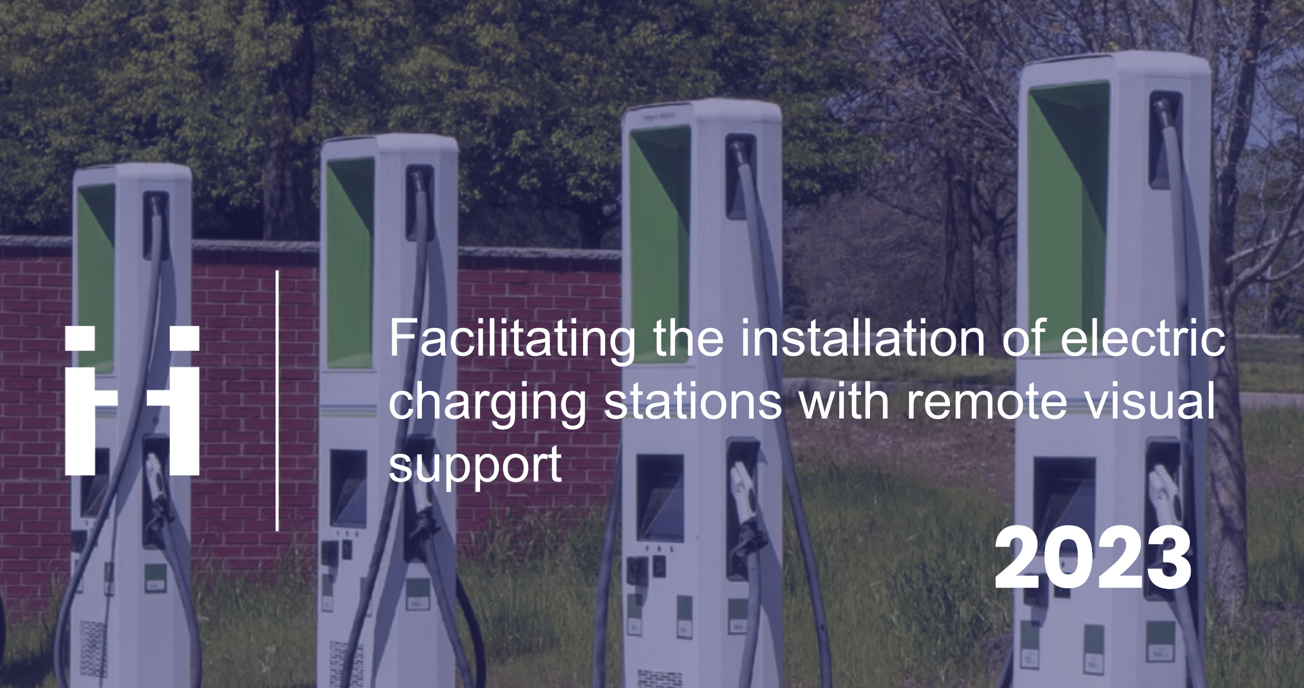 electric charging station installation